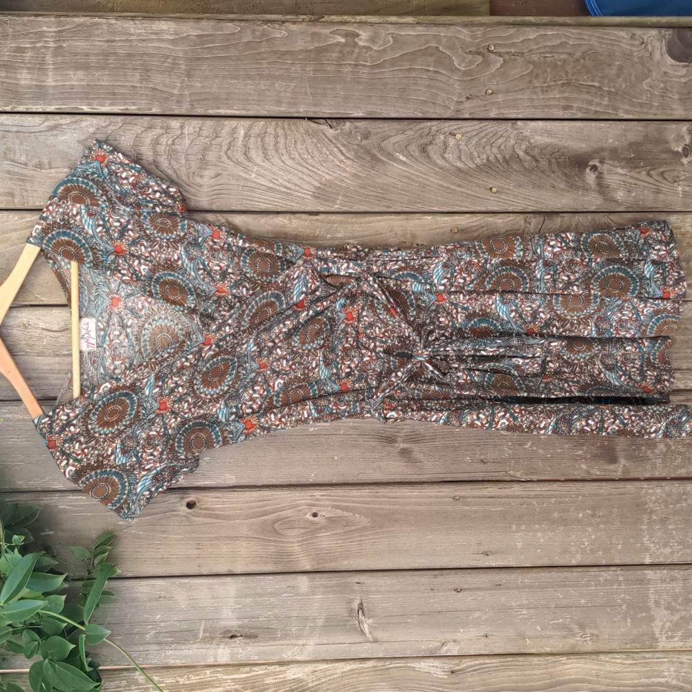 Gypsy Chic Paisley Boho Dress XL